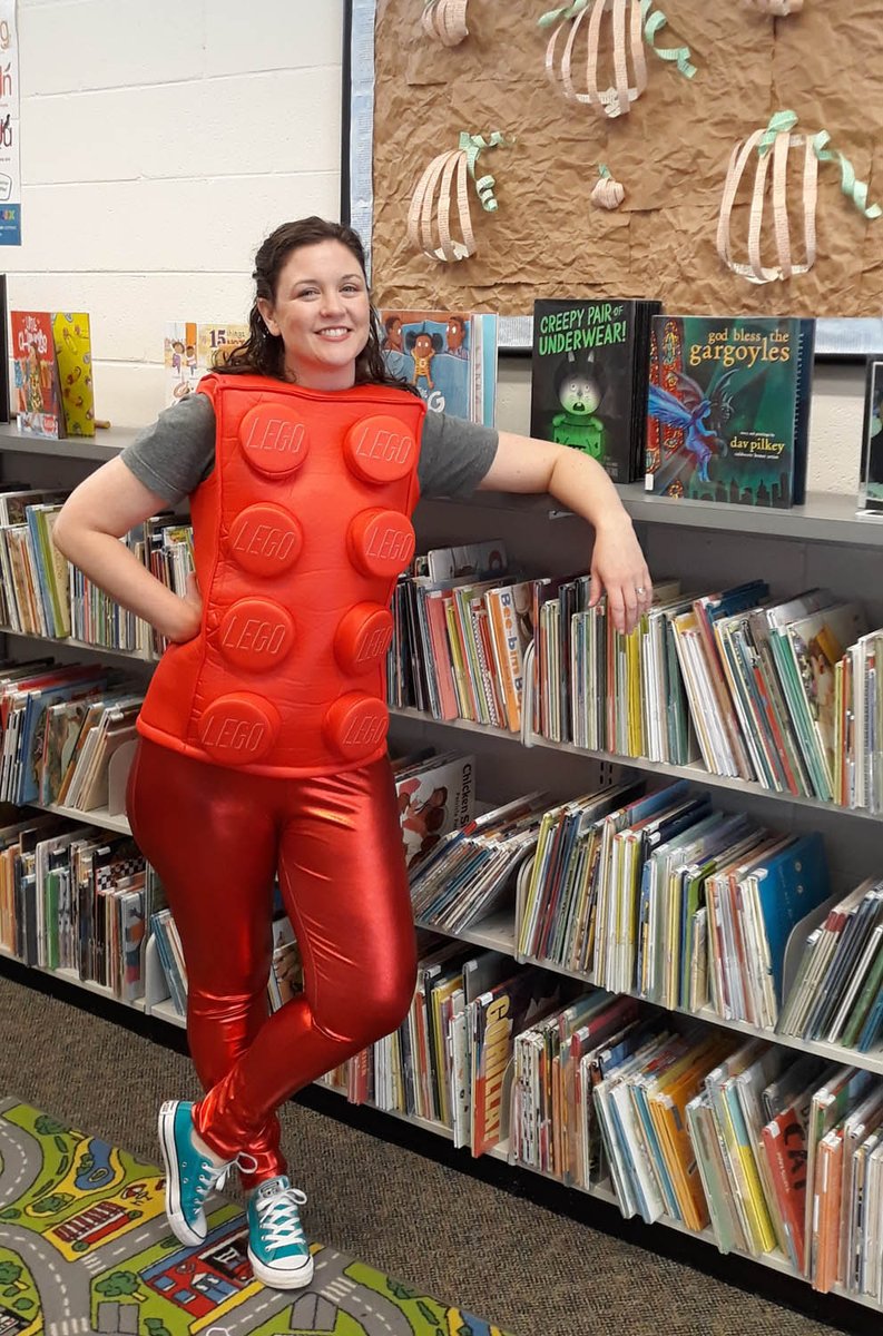 cobblibrary's tweet photo. We dare you not to smile at the cutie patooties at #AcworthLibrary's storytime this morning! And Miss Neely is rocking the LEGO costume! So much fun! #halloween #halloween2018 #ilbrarianwardrobe #cobblibrary https://t.co/aeCAdPjsNF