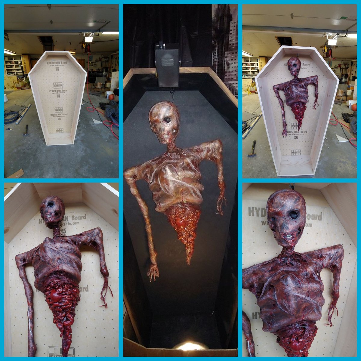 LATICRETE's tweet photo. We've got some crafty installers! Mike Soho, Owner of Soho Tile & Renovation, LLC out of Michigan used #HYDROBANBoard for his coffin display!
Sean Roddy out of VA created this cool skull using #HYDROBAN #sealant & #PERMACOLORSelect #grout.
#halloween #laticrete https://t.co/UMH63cO1Ep