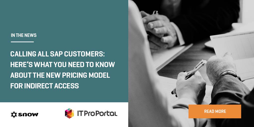 Dajestar's tweet image. Calling all #SAP customers – here’s everything you need to know about the new pricing model for Indirect Access. Piece by Joachim Paulini from @Snowsoftware via @ITProPortal. #SAPLicensing ow.ly/OS5l101krJC