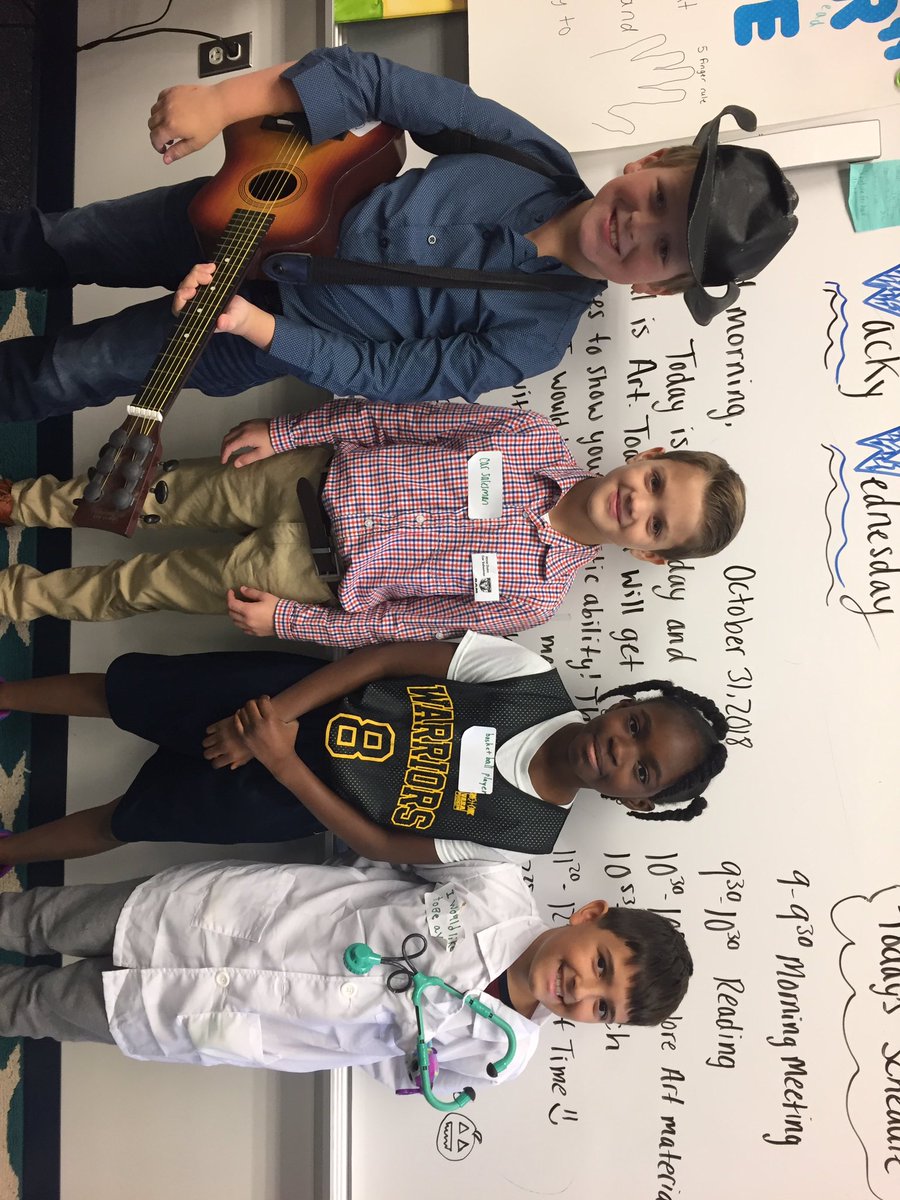 BrookePartner's tweet photo. Also shoutout to a few of my kiddos who dressed for our Day of Hope. Hoping to become a famous country artist, car salesman, professional basketball player, and a veterinarian. You're on your way there! ❤️ #ConwayLeaders https://t.co/YhJVJ9dvSR