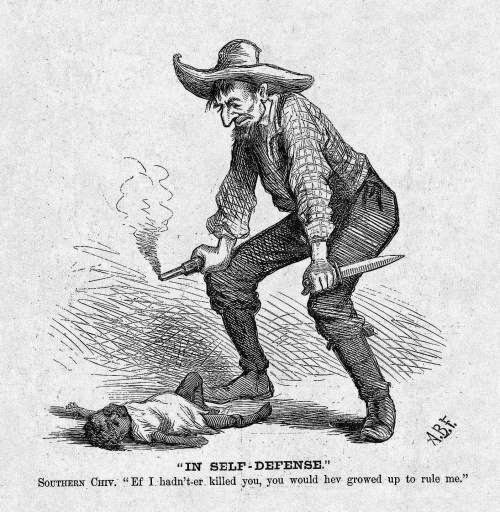 22) These attitudes remained intact among American whites well after the genocide of Native Americans had been more or less completed in the 1880s. Indeed, after the outcome of the Civil War, eliminationist racism became much more focused on freed African American slaves.