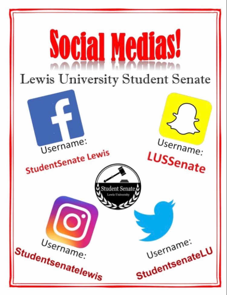 StudentSenateLU's tweet image. Follow all of our social media accounts!
