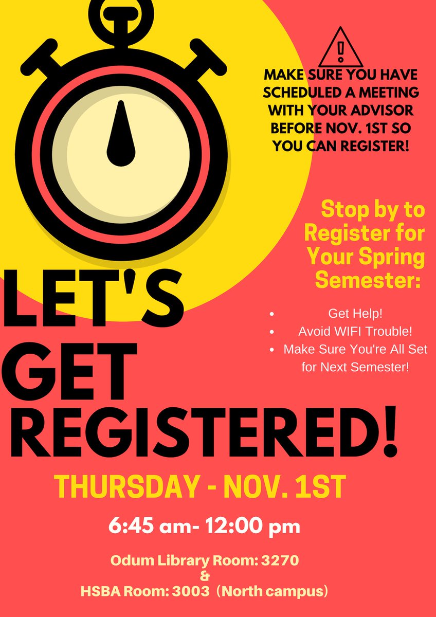 ✨ATTENTION FIRST-YEAR STUDENTS!!! Registration will open on Blazeview TOMORROW NOV. 1st at 7AM!! Avoid the confusion and head on over to our OPEN LABS to get Assistance from 6:45am- 12:00pm! 🙌🏽🔥🎉✨ #VSTATE22