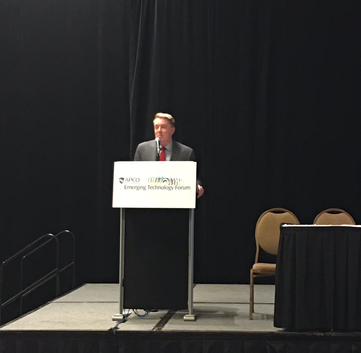 GRO_APCO's tweet photo. .@TMobile's Eric Hagerson talks about potential solutions to combat contraband cellphone use in prisons. #APCOETF  https://t.co/SExVCFZVJp https://t.co/TvdScLYaR3