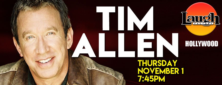TheLaughFactory's tweet photo. #COMEDY legend @ofctimallen returns for another amazing show! GET TICKETS NOW: https://t.co/UyEFVz88oW https://t.co/2Zgih3xELT