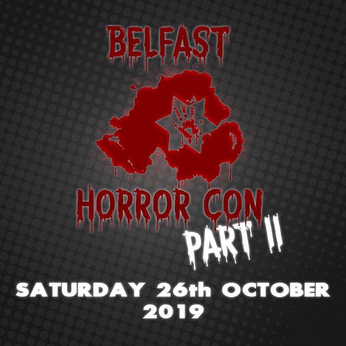 NIHorrorCon's tweet photo. Happy Halloween from everyone at Belfast Horror Con!

We'll be back next year at The Clayton Hotel 26th October 2019!
#BHC #BelfastHorrorCon #HorrorCon https://t.co/kqrVlDEZkg