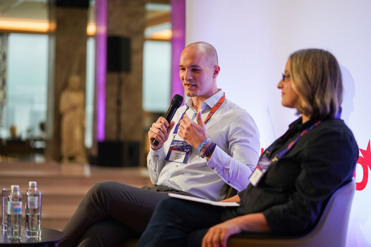 BranaRakic's tweet photo. Thank you @DLDConference and all the great speakers for the super inspiring #DLDBelgrade! It was a pleasure to share @origin_trail insights about the potential of blockchain among such an impressive group @IsabellWelpe @habibles @BrankoMM @SerbianPM @BioSenseRS @3Lateral @WeWork https://t.co/thcqGVYLa5