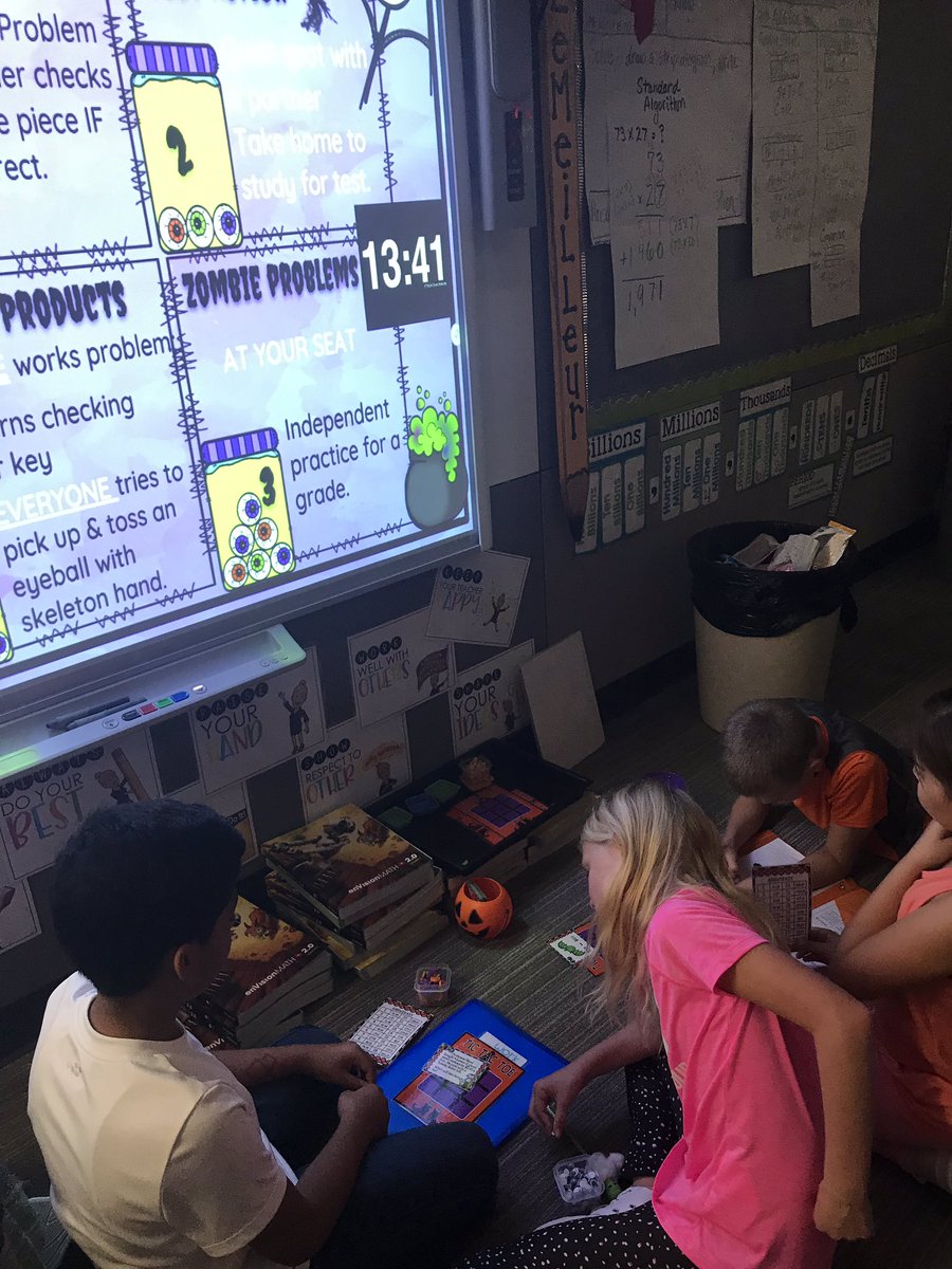 LeMeilleur4thgr's tweet image. Math is NOT Scary today!  A little spooky but we will be ready for our test! #ACECubs #4thgraderocks #ACEMath