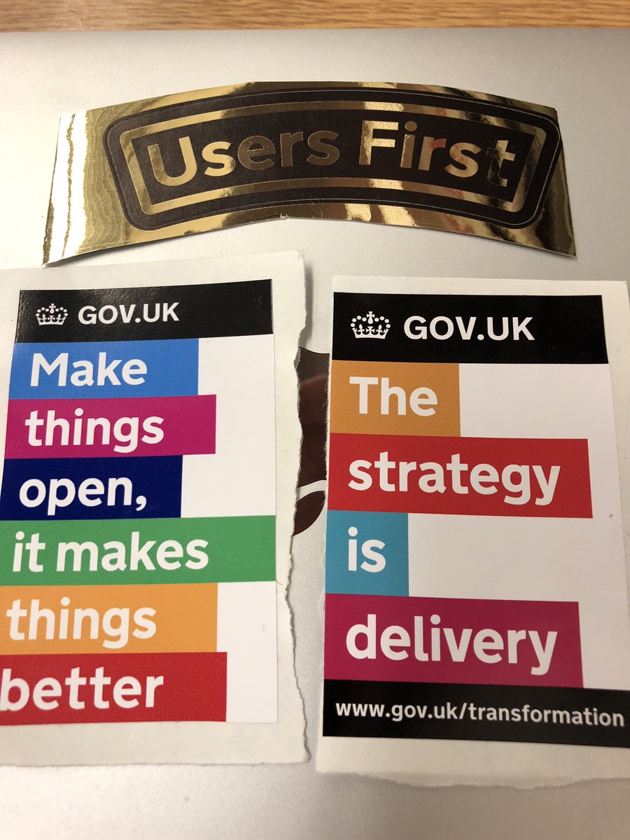 darrencurry's tweet image. Personal highlight of today finally snagging these classic #stickers from @GDSTeam stand. 😊 #digitech18
