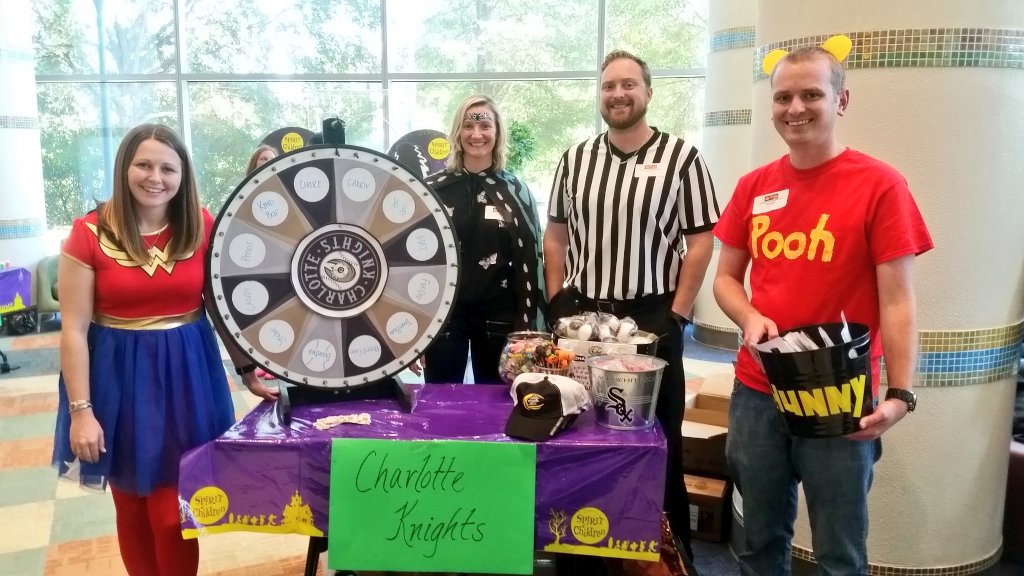 Spending time at <a href="/LevineChildrens/">Levine Children’s</a> for #Halloween today! #CommunityKnights
