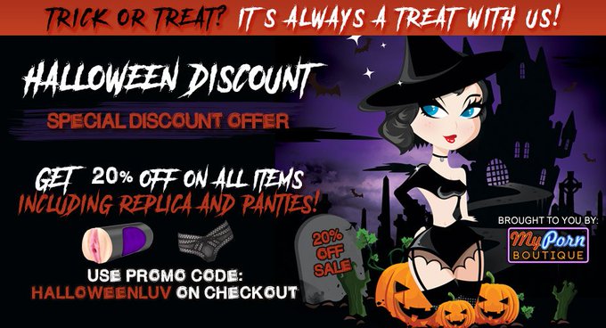 IT'S HALLOWEEN!!! Trick &amp; Treat yourself with 20% off your entire order from my store! Use promocode