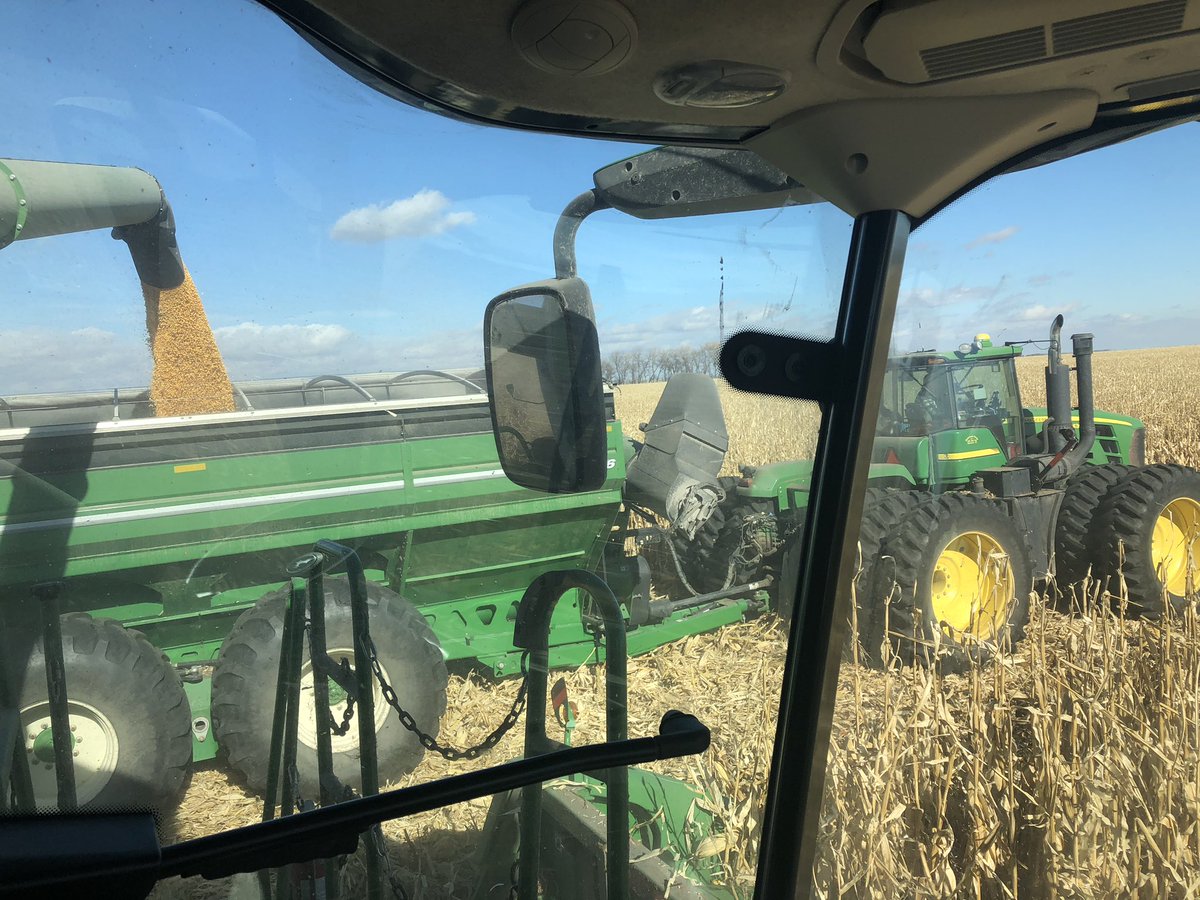 Can’t think of a more perfect day! @CbrosFarms #Harvest2018 #corn
