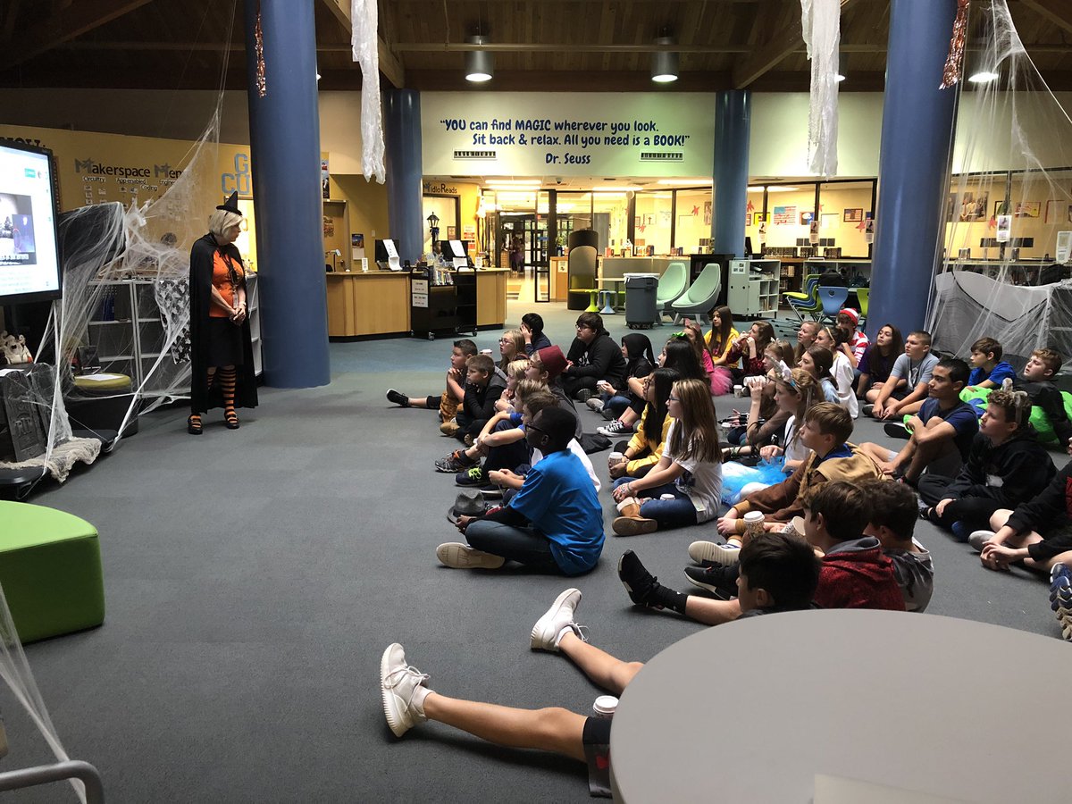 mrskschmelz's tweet photo. So thankful to work at a school where we can learn about the Ghost Stories of Old Texas on Halloween! Thank you so much @BShuffield for all you do for these students! #becausecubs #fsmscubs #MISDHappy #misdPROUD https://t.co/klnKuYjnUx