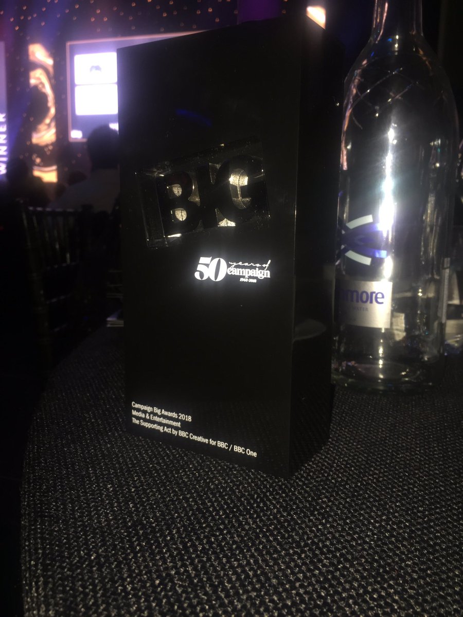 bbccreative's tweet photo. Just a little massive #CampaignBigAwards gong for #thesupportingact 🙌🏻 https://t.co/6kTbQuXVMj