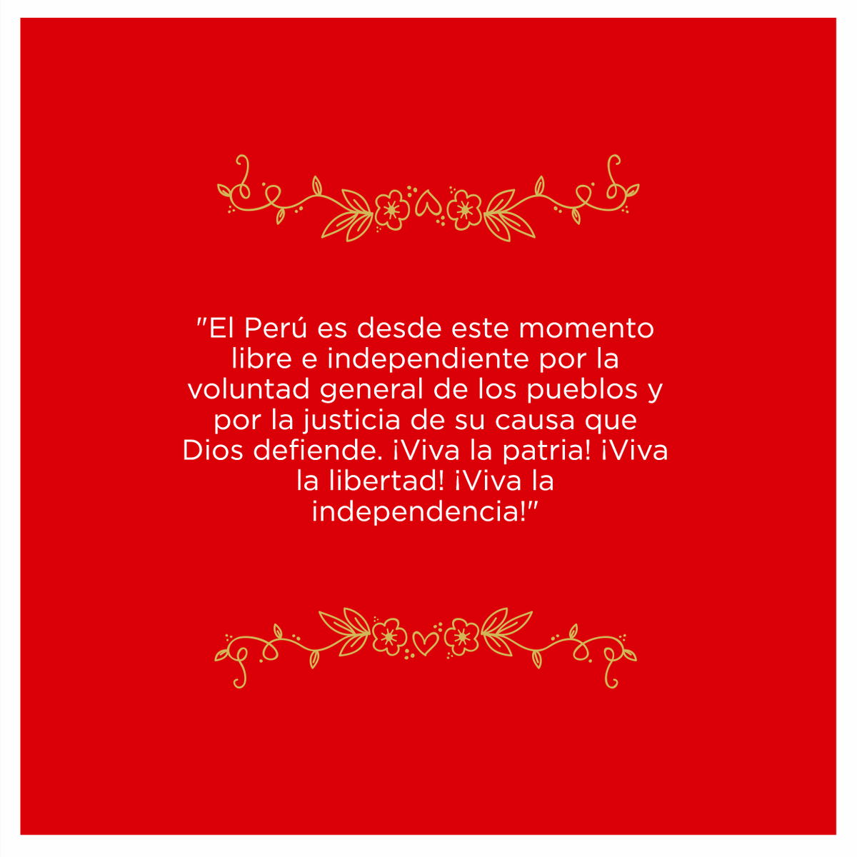 expresion_peru's tweet photo. ¡Qué tengan un buen feriado largo!, ¡viva el Perú! https://t.co/2janVxVEpn