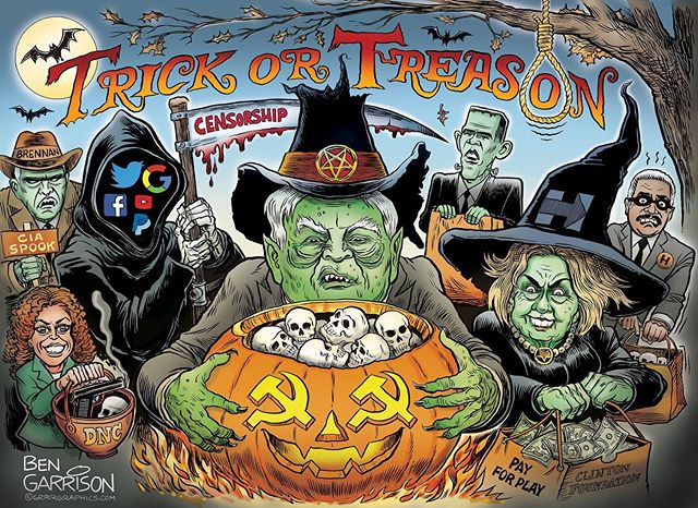 CTWJV's tweet photo. 🎃Trick or Treason⚰ ☠ 👻 https://t.co/oFRjnvfsFC https://t.co/RwDZJ7fY5G