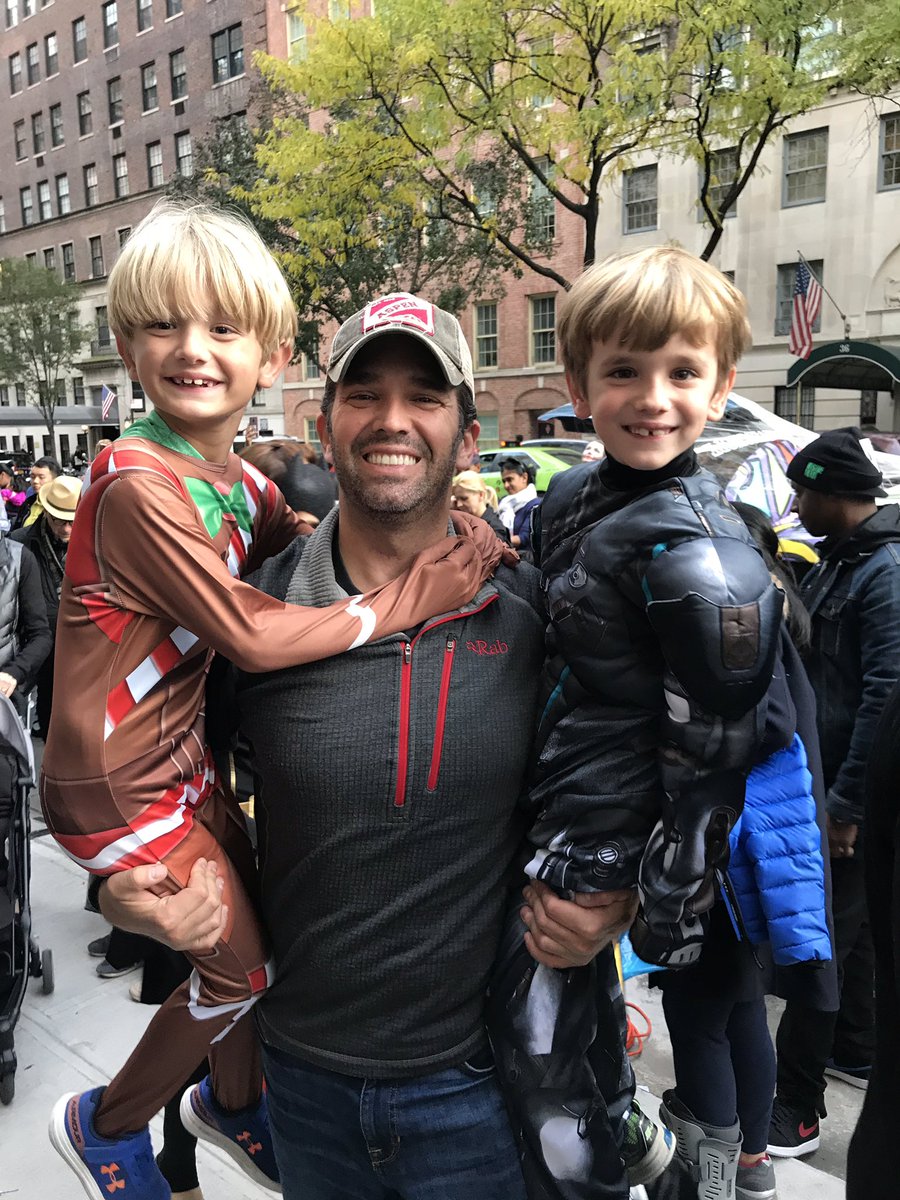 Donald Trump Jr On Twitter Great Halloween Trick Or Treating With The Monsters Hope You All Had A Good One And That The Kids Don T Eat Too Much Of Their Candy At