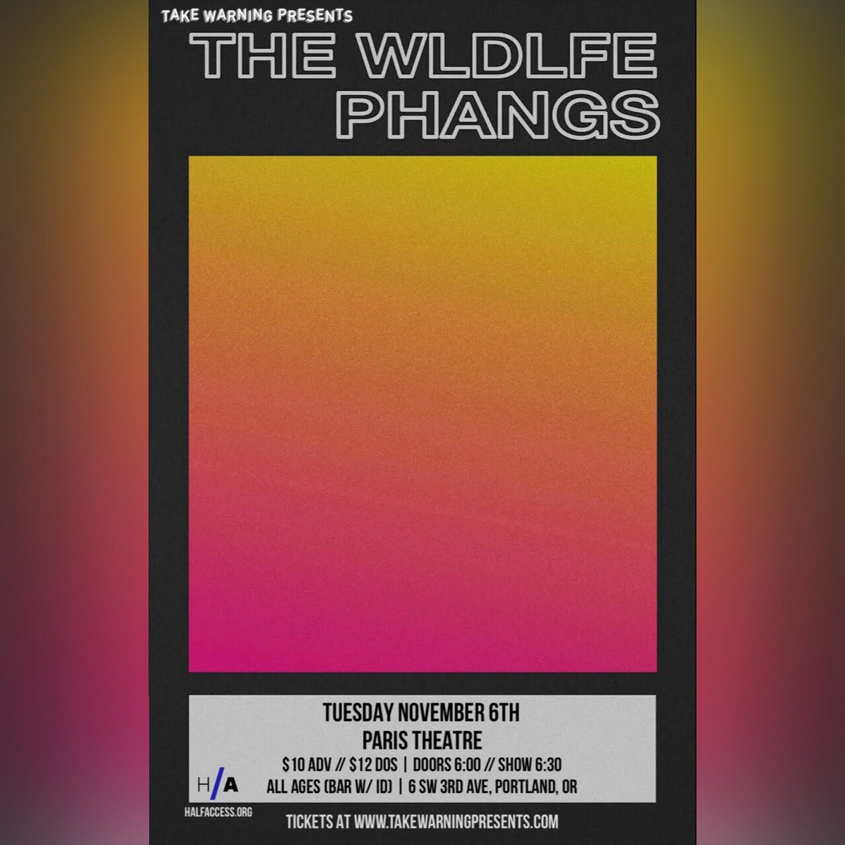 AfterhoursOR's tweet photo. Hopped on a cool show next week with @the_wldlfe, @thisisphangs &amp; Different Seasons! Door at 6pm. Come party at the Paris Theatre with us! https://t.co/apmPGeuWrM