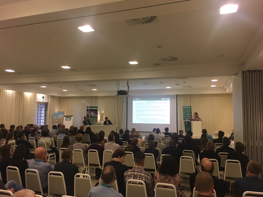 rossbryan_'s tweet photo. With the presentations coming to an end on day 3 of #OS18, Corissa Millar was highlighting the key messages to improve #GVS using analytics from the new @Eufmd event application. There was consensus that quality #vaccination is not enough and their availability must be addressed https://t.co/BCORoNA2cl