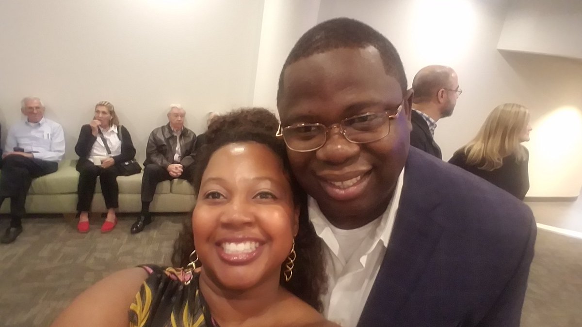 FemeiaLondon's tweet photo. #DateNight with my husband!!  Excited to see #Hamilton. #HamiltonCLT https://t.co/FwUlK31PLc