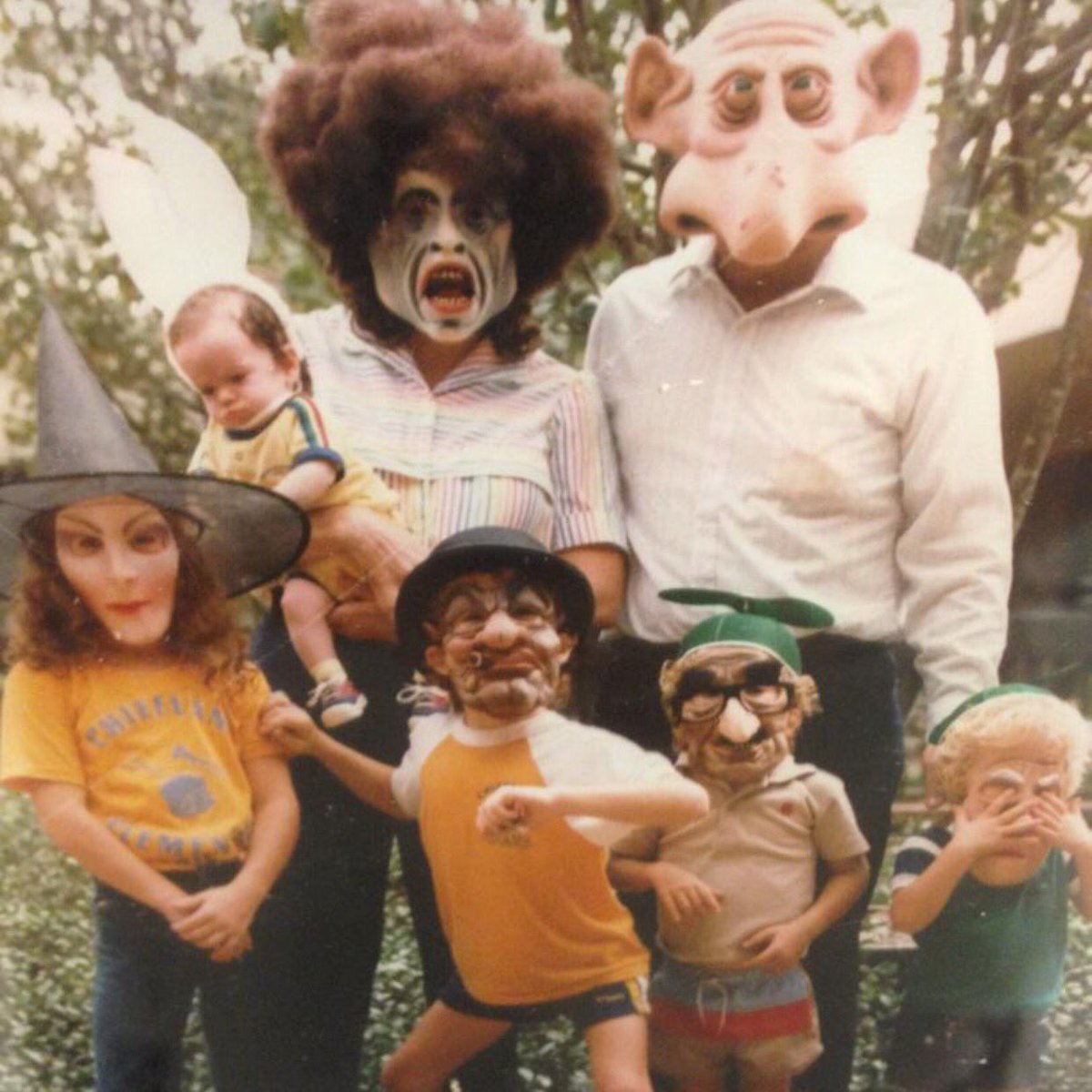 Best fam photo ever.  Happy Halloween!  🎃