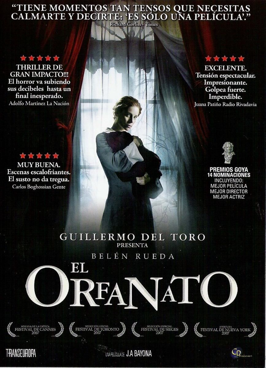 #ElOrfanato(2007)IMDB:7,5
Bir, iki, üç, elim sende! 
Bir, iki, üç, elim sende! 
Bir, iki, üç, elim sende!
En çok ne korkutur, karanlıktaki hayalet mi, karanlıkta hayal ettiğimiz mi, karanlıkta yalnız kalmak mı? 
Aslında, hayatta korkunun kendisinden daha korkunç bir şey yoktur.
