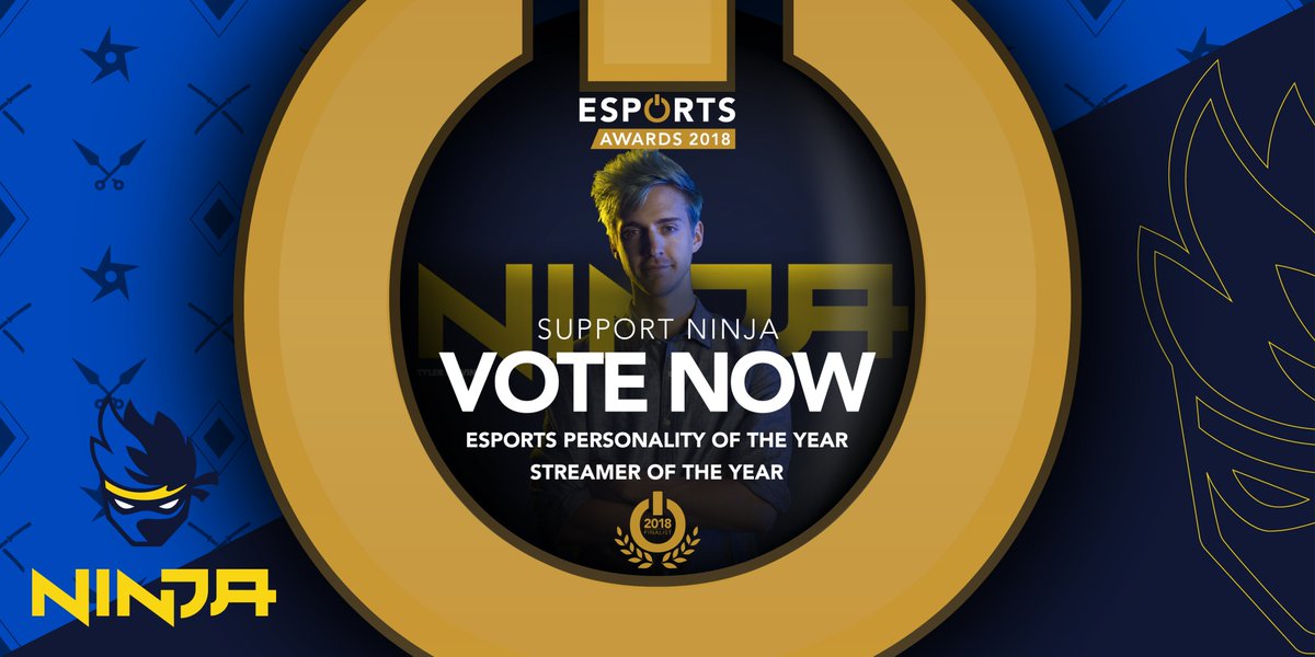 Esports Awards On Twitter After A Truly Incredible 2018 There Is Still One Accolade Left For Ninja To Pick Up An Esports Award Is Ninja Your Streamer Or Personality Of The Year