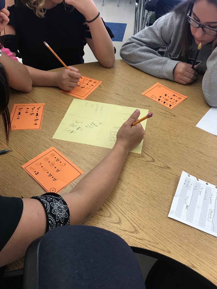 MrsLaBar's tweet image. 7th gr Ss were not too scared to take on the Halloween 🎃 👻 equation challenge. The did  BOOtiful! #pohatpride @PohatSchool  #mathisnotscary #Halloween18