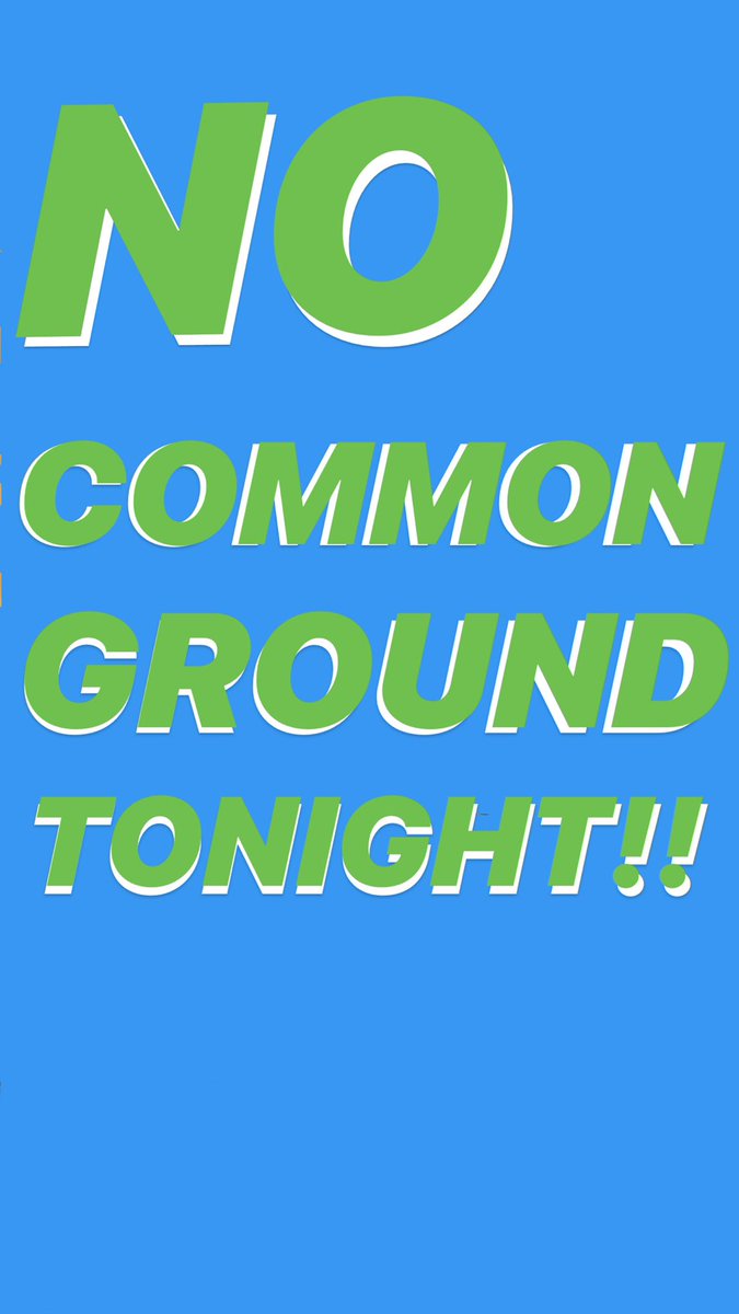 firststudent701's tweet image. NO COMMON GROUND TONIGHT!!! enjoy your Halloween! see you Sunday. #wearefamily