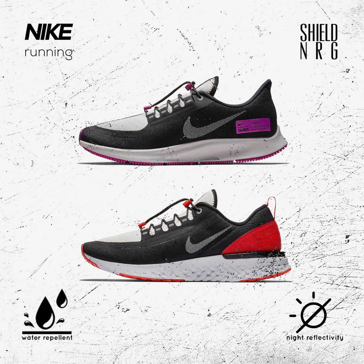 air zoom pegasus 35 shield nrg water-repellent