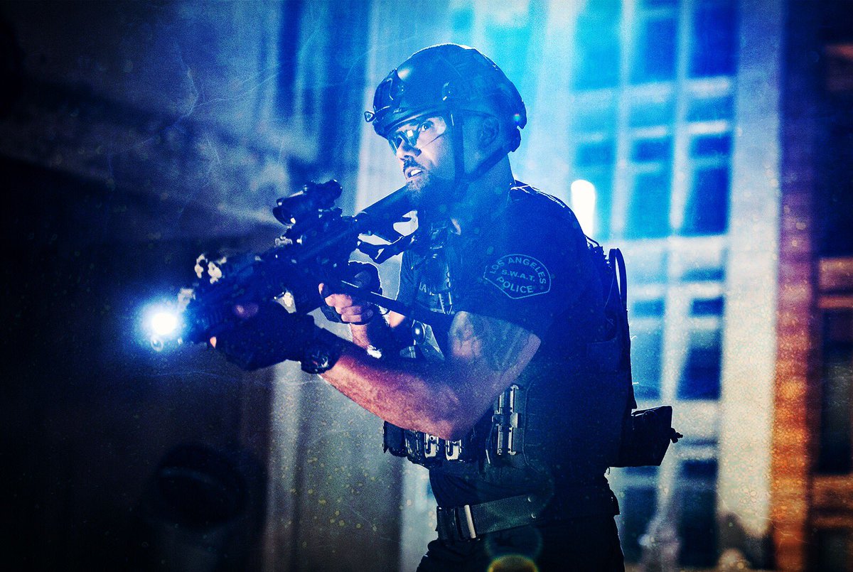 shemarmoore's tweet photo. Happy Halloween 🎃 💀👻.... @swatcbs Is getting ready to light up the NIGHT TOMORROW💡💯  10/9c on @cbstv #SWAT https://t.co/0SI5S3WWId
