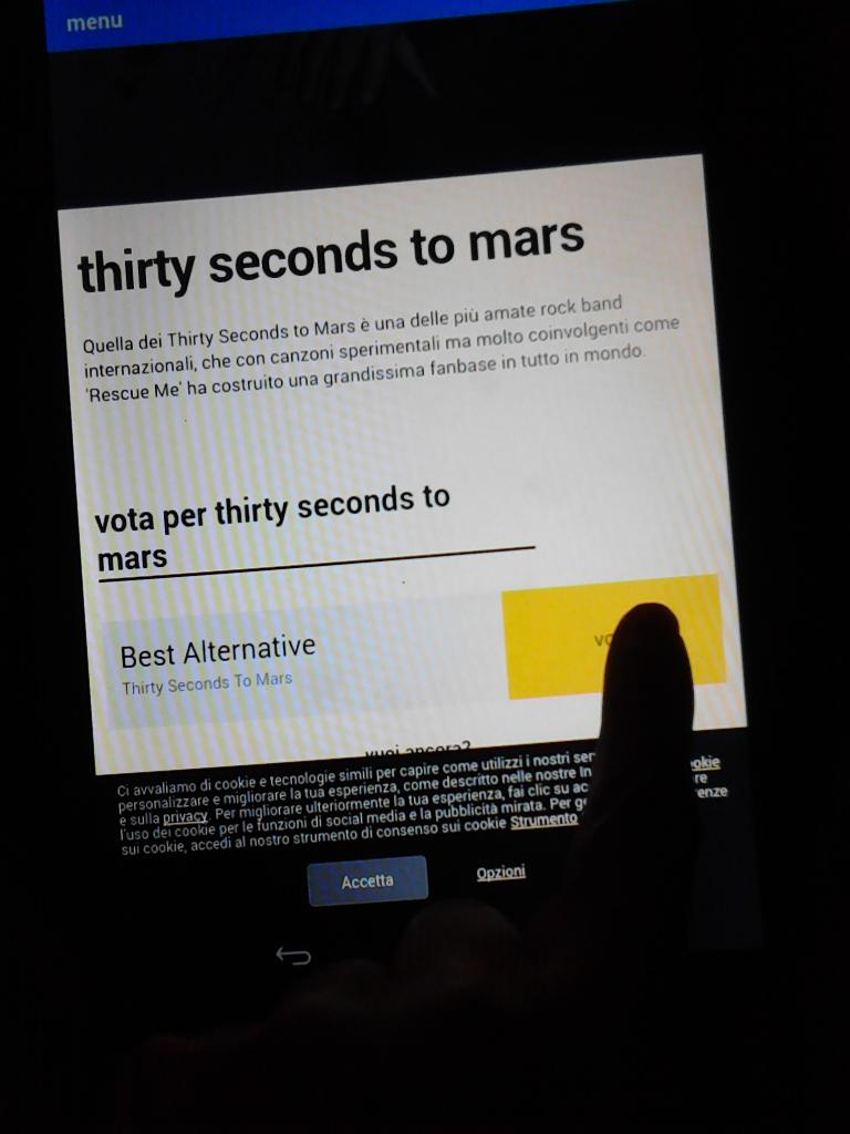moccia_adriana's tweet photo. @JaredLeto ๐๐#VoteMars now!๐๐๐โคโคโค https://t.co/oRxbxoBhxE