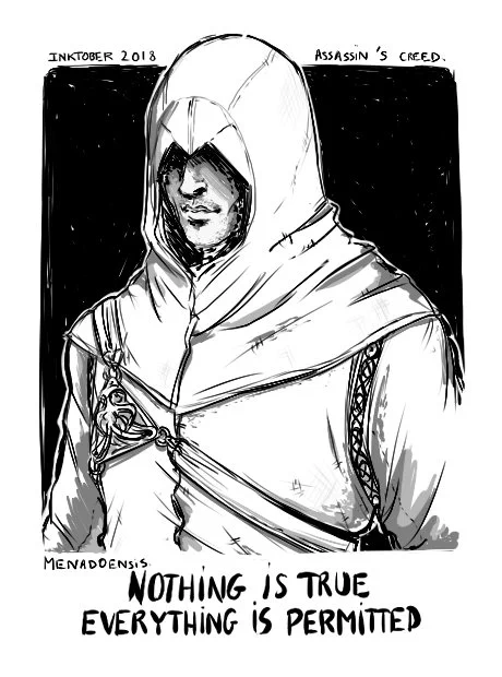 31 - WISDOM
I couldn't NOT dedicate the last day of Inktober to Altaïr, he who brought so much to the Brotherhood ?
#Digitober #Inktober #Inktober2018 #InktoberAssassins #AssassinsCreed #ACFinest @assassinscreed @Ubisoft 