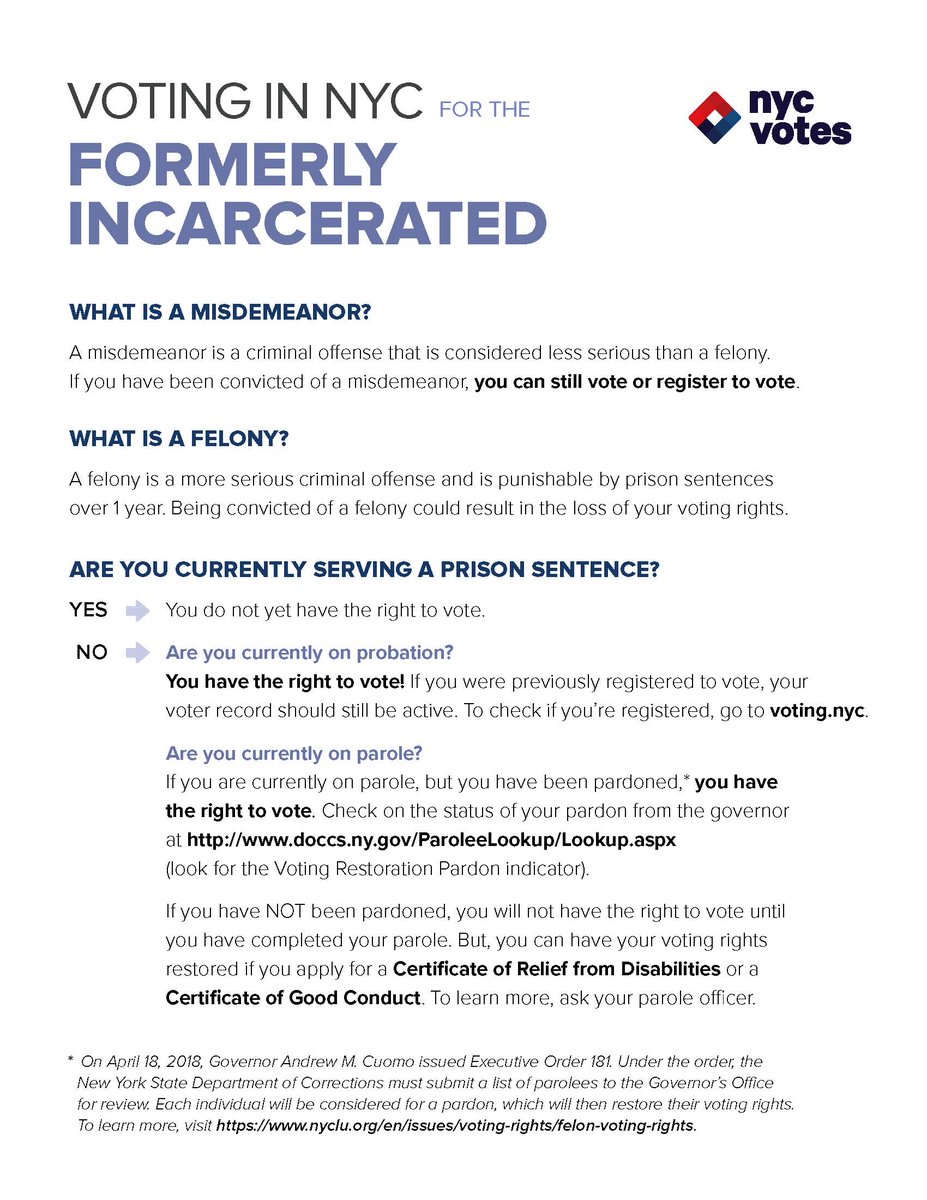 New York State Sentencing Chart