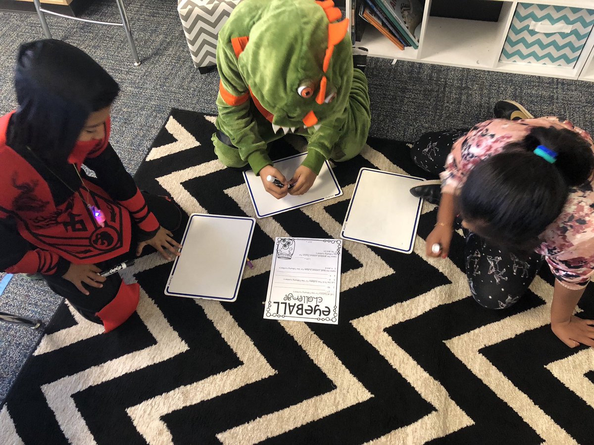 MissRobinsonG4's tweet photo. Happy Halloween!! Enjoying our morning with a Haunted House Escape Challenge!  🎃🕷💜👻 #GreenfieldGuarantee #AllMeansAll #HappyHalloween #EscapeChallenges https://t.co/vgNQ1ocPmC