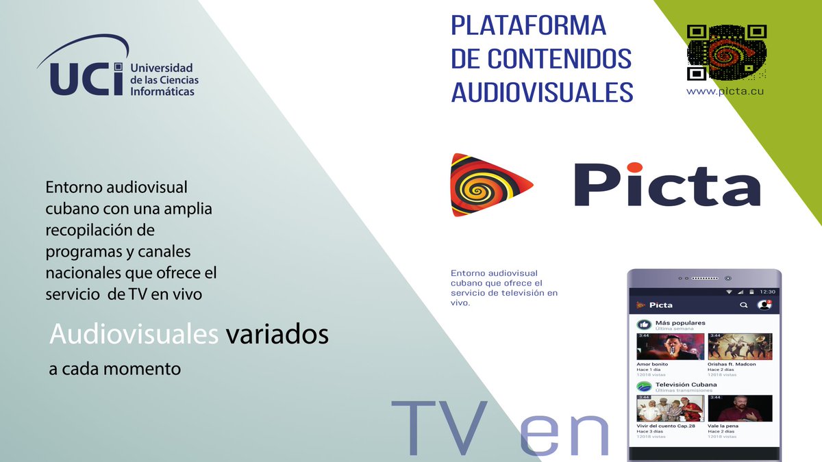 universidad_uci's tweet photo. #PorCuba y #UcivsBloqueo mañana se presenta #PICTA #Todus #APKlis #RedCuba y #SEOWebmas #CubaInformatiza #UnblockCuba #YoVotoVsBloqueo #YoSigoAMiPresidente https://t.co/C23OvSM7ca