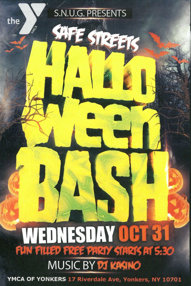 Our annual FREE Halloween Bash for youth and parents is starting soon at 5:30pm in the gymnasium!