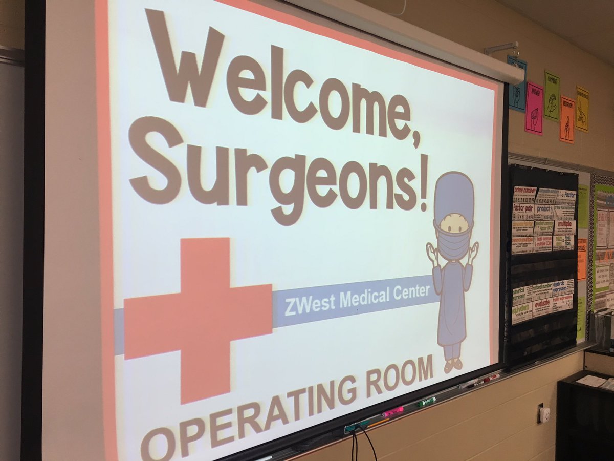 GitskinZWest's tweet image. These surgeons did a great job OPERATING on our patients using the Order of Operations! All patients are in recovery &amp;amp; doing well. @zwmsnews #orderofoperations #classroomtransformation #setthestagetoengage