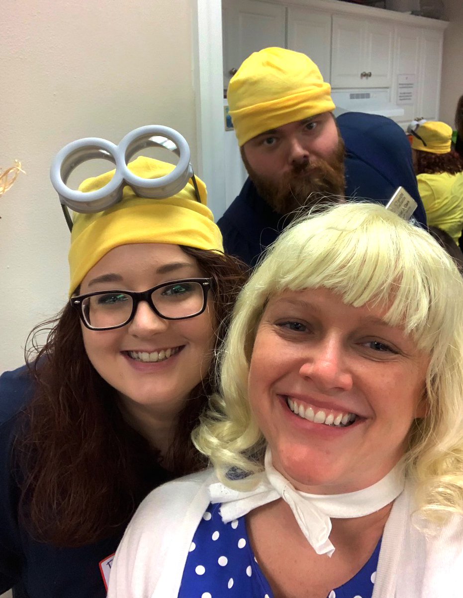 WholeCare's tweet photo. We had a blast today @ctgallatin! They invited us to guest judge their #halloween costume contest for residents and staff.  #MINIONS @nashvillebiz @WSMVHollyT #nashvillehalloween #Nashville #seniorfun #TheWholeCareDifference #ctactivities #CTandM https://t.co/mDl58BeHPA