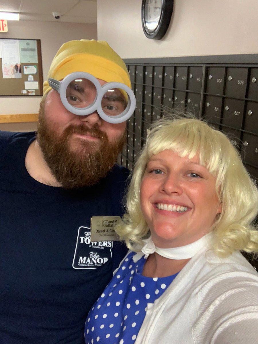 WholeCare's tweet photo. We had a blast today @ctgallatin! They invited us to guest judge their #halloween costume contest for residents and staff.  #MINIONS @nashvillebiz @WSMVHollyT #nashvillehalloween #Nashville #seniorfun #TheWholeCareDifference #ctactivities #CTandM https://t.co/mDl58BeHPA