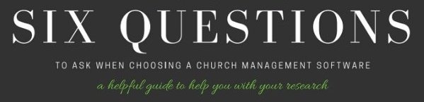 elvanto's tweet photo. Researching Church Management Software (ChMS)? Not sure where to start? Here are 6 Questions To Ask When Choosing A Church Management Software: https://t.co/ZiFrFtZVgU https://t.co/iTntRkjVuf