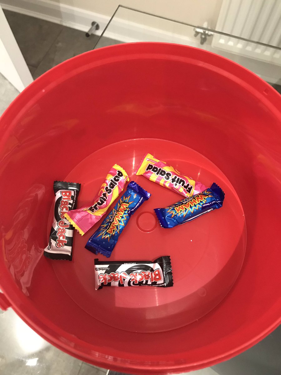 Trick or Treat visitations. Before and after.