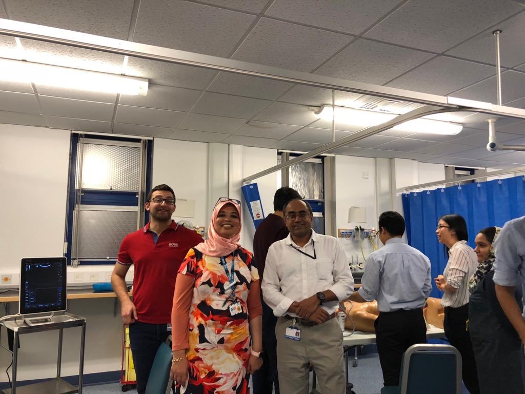 barryoor's tweet photo. The first of a series of successful US guided medical procedures course by Dept.of Acute medicine at Heartlands hospital today!!! Thank you @nihalyounis and the team for organising and running it so well!! #amubhh #amuheartlands #acutemedbhh #uhbnhstrust #usguidedprocedures https://t.co/xX96rIINgy