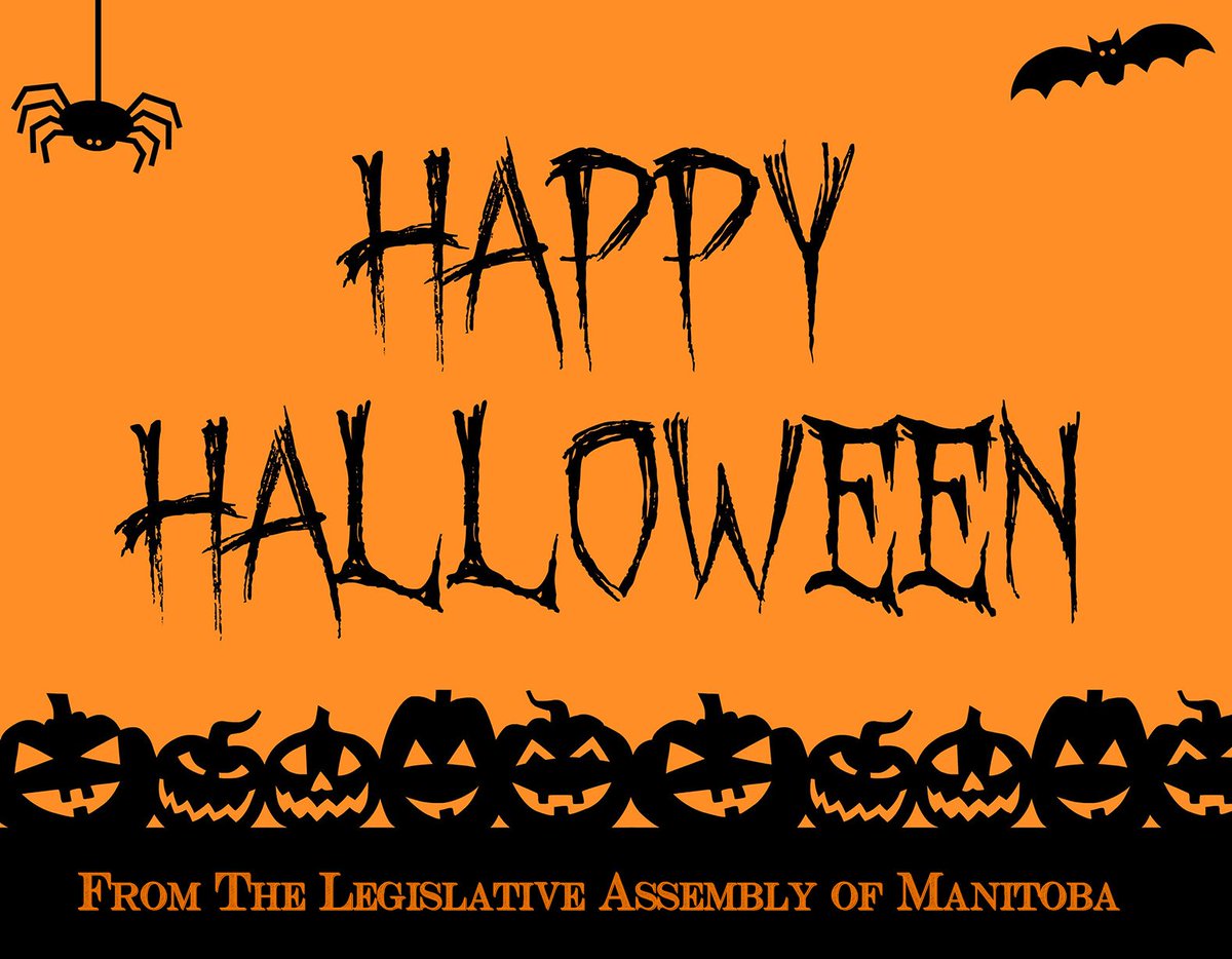 MBLegislature's tweet photo. Happy Halloween from #LegMB! Please have a safe and enjoyable
night! #HappyHalloween #getlotsofcandy #besafe https://t.co/W4PQUYvL2N
