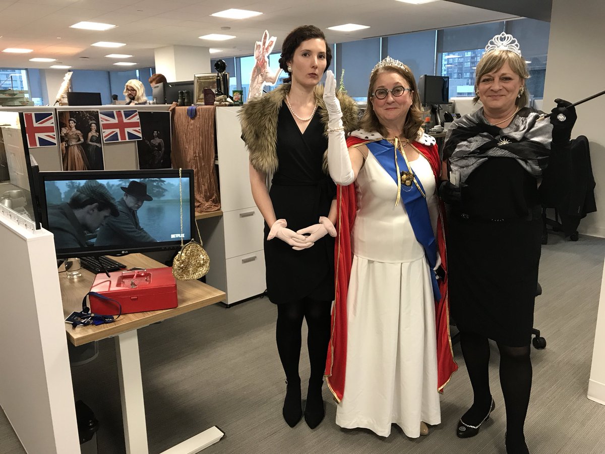 franparma's tweet photo. Crushing a @netflix theme at the office this year. #netflixoriginals #netflix #strangerthings #riverdale #jessicajones @CW_Riverdale @Stranger_Things @JessicaJones #buzzfeed @BuzzFeed #RockyMountaineer https://t.co/MhDI1o04DC