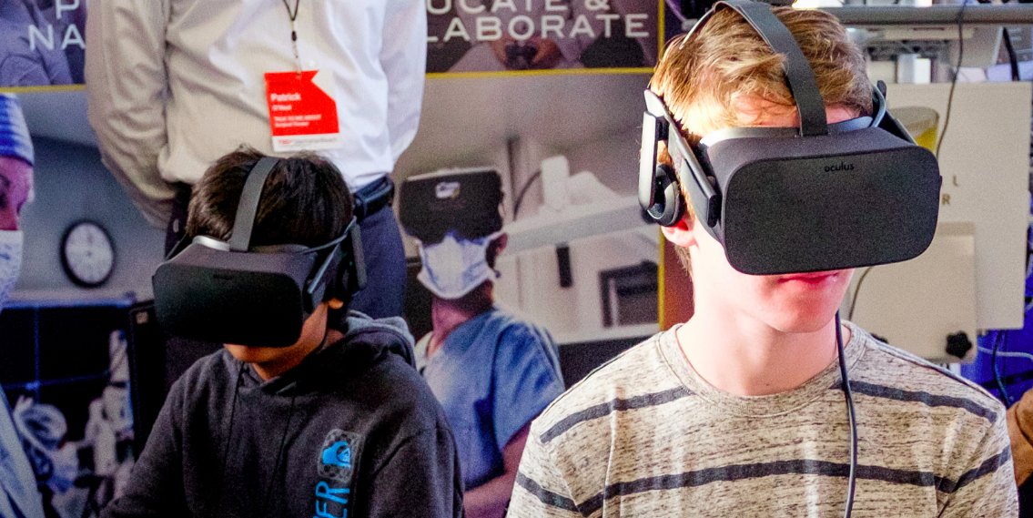 TEDxMB's tweet photo. What exhibit are going to first this weekend? #tedxmb #VR #students #technology #highschool #weekend https://t.co/KoUuw4Ahcr