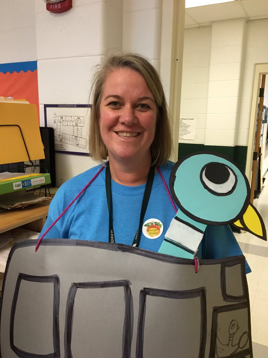 atlhummingbird's tweet photo. “Don’t let the pigeon drive the bus, get out and vote!” @apsupdate @staceyabradley @ClaraTGreen @SEL_APS #APSvotes https://t.co/KPUavAEACQ