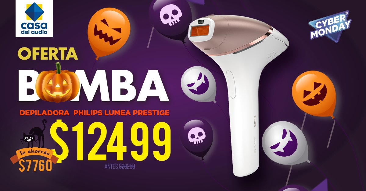 CasadelAudioWeb's tweet photo. 💣 Se acaba el tiempo! 💣
Terminan los días de PERMITIDOS y traemos estas OFERTAS BOMBA para despedirlos 👻 No dejes pasar más tiempo ➡ https://t.co/ZVKdBny8ju
#CasaDelAudio #Halloween #Permitidos #CyberMonday #OfertasBomba #Philips https://t.co/g7f3mKDmpO