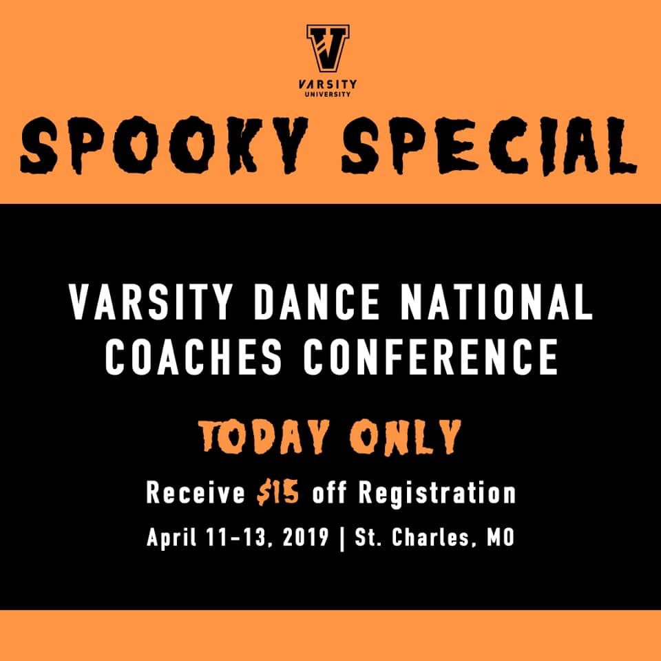 NDASamz's tweet image. Coaches - Today is your day too! Register for the Varsity Coaches Conference TODAY and receive $15 off! #spookyspecial #ndacamp 🔵🎃🔴