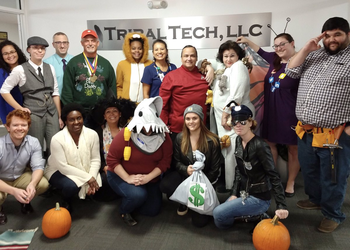 TribalTechLLC's tweet photo. It was a faBOOlous day at Tribal Tech!#HappyHallowen #TribalTechFun https://t.co/YVwlAHz95j
